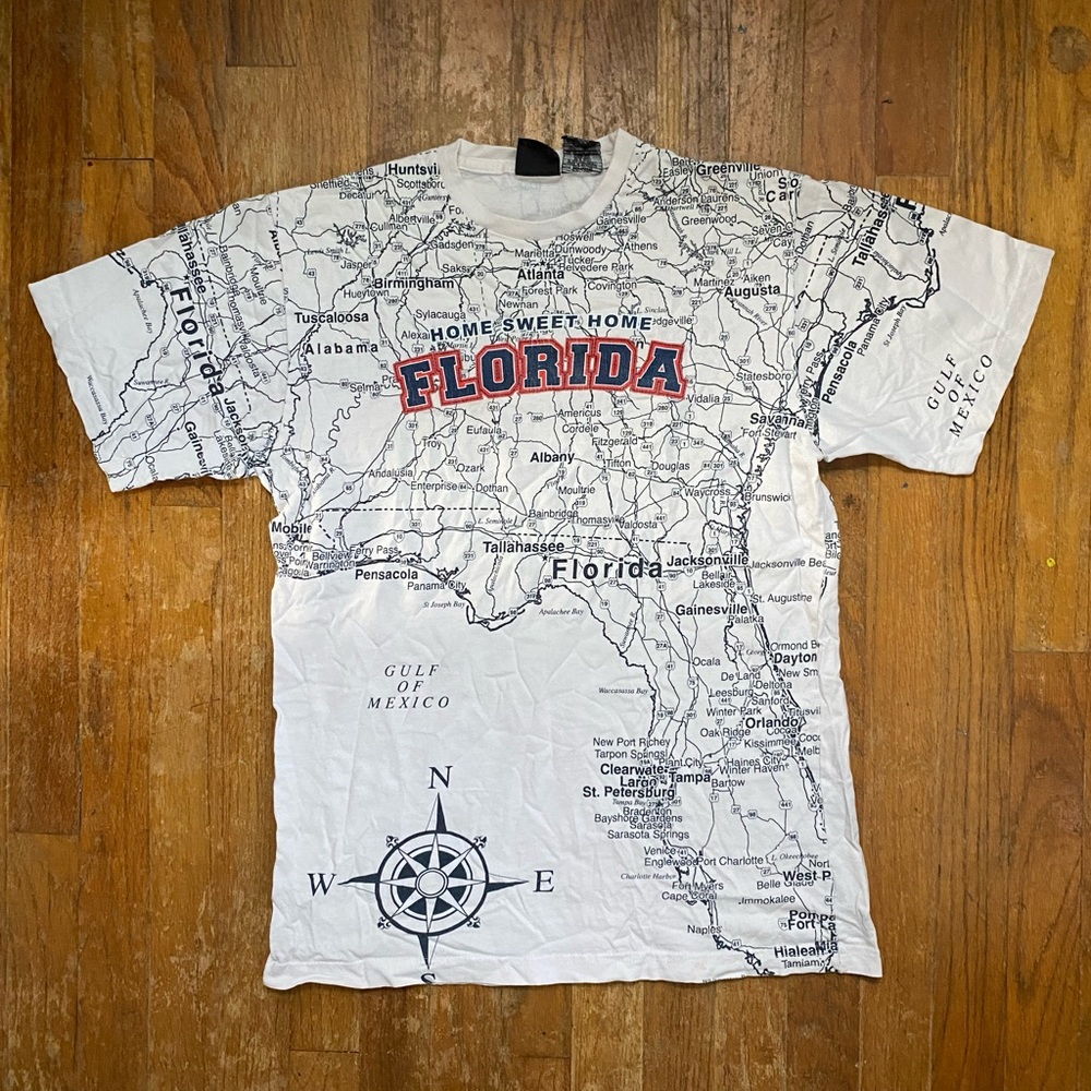 Florida map t-shirt